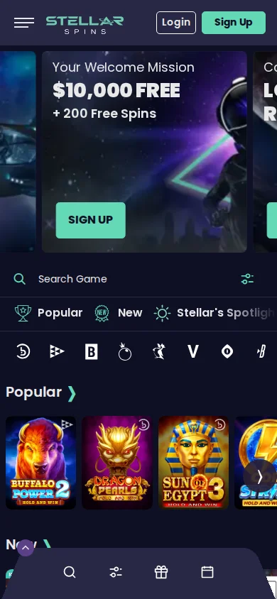 Stellar Spins Mobile Play